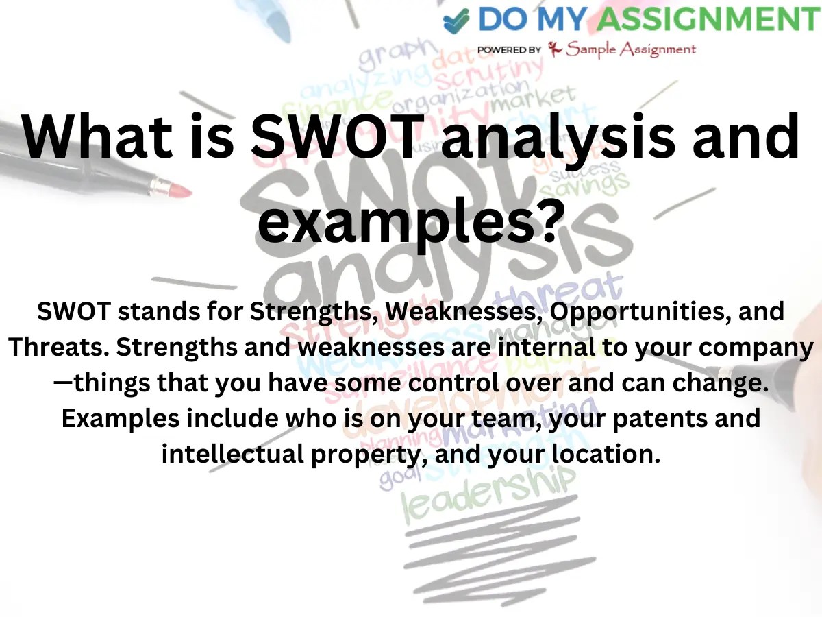 What is SWOT analysis and examples